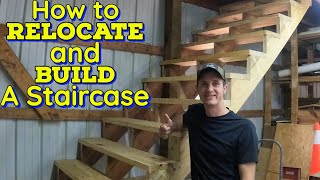 How To Relocate A StaircaseBuild A New One [upl. by Darcy]