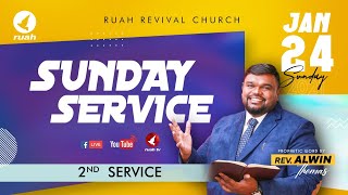 🔴LIVE Sunday Service  24 JAN 2021  2nd SERVICE [upl. by Tisman669]