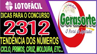 Dicas para Lotofacil 2312 Analise Tendências e Estudos com Ferramentas Avançadas [upl. by Yacano899]