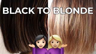 The Truth Dyeing Your Hair From Black To Blonde [upl. by Aihsram64]