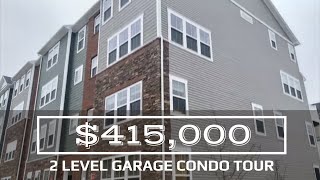 Two Level Garage Condo Tour  Riverwalk at Crofton  Crofton Maryland Real Estate [upl. by Assirrac]