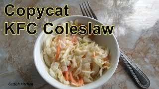 Easy KFC copycat Coleslaw Video Recipe [upl. by Lotta]