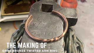 How to make  Orme Bronze Twisted Viking Arm Ring [upl. by Rosene]