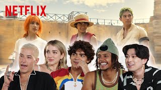 The ONE PIECE Cast Reacts to Major Season One Moments  Netflix [upl. by Edlun]