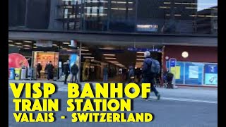 Visp Train Station Banhof Switzerland [upl. by Nicolina]