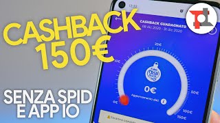 CASHBACK di Stato SENZA SPID come attivarlo con Satispay Hype YAP [upl. by Melamed]