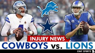 Cowboys vs Lions Preview Prediction Injury Report Micah Parsons Tyler Guyton  NFL Week 6 [upl. by Hurless298]