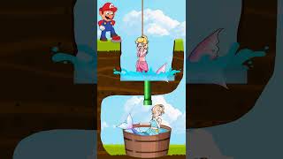 Rescue or Revenge Mario Faces Mermaid Peach amp Sister Challenge [upl. by Krys]