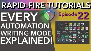 ReadWriteTouchLatchTrimPreview Explained Rapidfire Reaper Tutorials Ep22 [upl. by Assel]