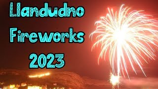 Llandudno Fireworks 2023 🎆 [upl. by Suiluj505]