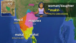 Dravidian Languages  Word Comparisons [upl. by Keppel]