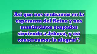 CÓMO SEGUIR EL EJEMPLO DE JOB Y FORTALECER NUESTRA FE  texto diario de hoy [upl. by Michiko]