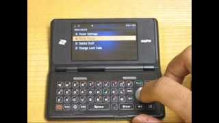 How to erase  reset Kyocera Sanyo Innuendo personal data and phone settings [upl. by Ramraj72]