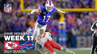 Kansas City Chiefs vs Buffalo Bills  2024 Week 11 Game Highlights [upl. by Churchill]