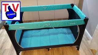 Reisebett aufbauen Aufbau Hauck Dream´n Play Anleitung  Travel cot unfold unfolding tutorial [upl. by Sharity266]