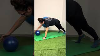 Exercícios para Treino de Abdomen com Overball Bola 26cm Odin Fit [upl. by Geof]