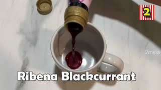 Ribena Blackcurrant Less Sweet Fruit Cordial Drink [upl. by Ellicott]