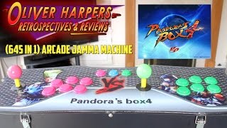 645 in 1 Arcade JAMMA Machine  Pandoras Box 4 Review [upl. by Holloway]