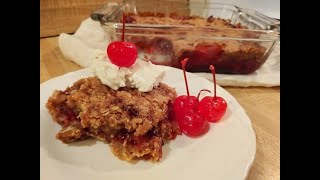 Cherry Crisp with Frozen Cherries [upl. by Alba]