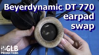 Beyerdynamic DT 770 880 amp 990 earpad replacement [upl. by Dario]