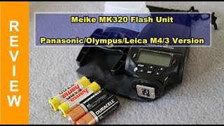 Meike MK320 Flash Unit Review [upl. by Ahsienroc48]