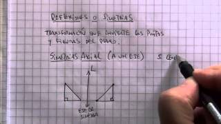 Transformaciones isométricas 06 Traslación Simetria Rotación [upl. by Pearson]