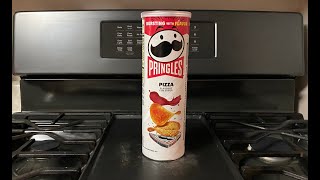 Pringles Pizza Flavor Review [upl. by Enimrej]