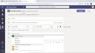 vidéo4 Planifier une réunion dans Microsoft teams [upl. by Waylan879]