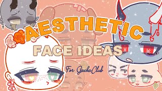 ✨ Gacha Aesthetic Face Ideas Free to use ✨ [upl. by Akiram]