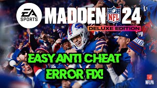 Fix Madden NFL 24 Easy AntiCheatSecurity Violation Error On Windows 1110 [upl. by Hermy]