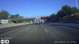 Dashcam video shows moment leading up to Hwy 50 crash [upl. by Notniuq51]