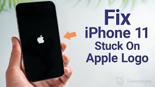 2024 How to Fix iPhone 11 Stuck on Apple LogoBoot Loop without Losing Any Data [upl. by Cloutman]