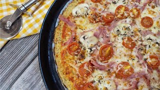 MASA PIZZA DE COLIFLOR  SORPRENDENTE Y DELICIOSA CON MAMBO [upl. by Yecats]