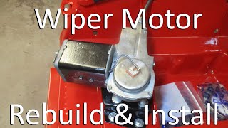 Reassembly 2  Wiper Motor Rebuild and Installation  Roundtail Restoration [upl. by Burkley]