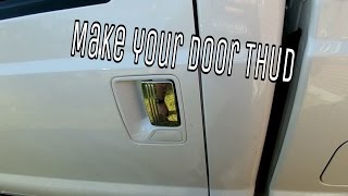 Ford Super Duty Door mod Help it close tighter My F450 [upl. by Inoek]