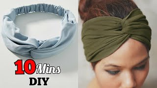 How to make a turban headband  headband tutorial  DIY  Twisted headband tutorial [upl. by Dugas]