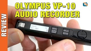 Olympus VP10 Digital Voice Audio Recorder Review Olympus [upl. by Fortunna392]