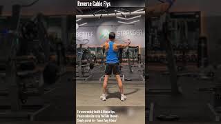 Reverse cable flys backworkout reardelts reardeltoidexercises backworkouts [upl. by Tyler]