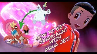 How To Get EGG MOVE AQUA JET CRAWDAUNT  Pokemon Sword and Shield [upl. by Eanej107]