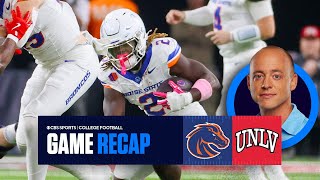 Ashton Jeantys 128 rushing yards 1 TD helps Boise State SURVIVE at UNLV  OnField Recap [upl. by Fish]