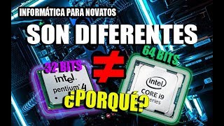 Informática para novatos Diferencia entre 32 y 64 Bits  Bien explicado [upl. by Farmann]