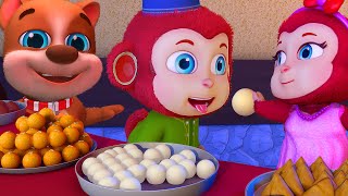 Bandar Mama Pahan Pajama  बंदर मामा Popular Hindi 3D Nursery Rhymes  Jugnu Kids [upl. by Tarton]