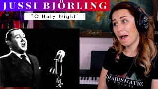 The Greatest Tenor Jussi Björling quotO Holy Nightquot REACTION amp ANALYSIS by Vocal Coach  Opera Singer [upl. by Blood242]