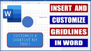 Insert and Customize Gridlines in Word  Microsoft Word Tutorials [upl. by Ritz]