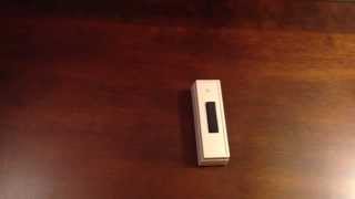 Carlon RC3250 Wireless Door Chime Kit Basic Setup Video [upl. by Dlabihcra]