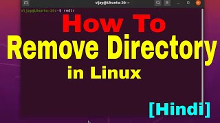 How to remove directory in Linux Guide in Hindi [upl. by Collbaith]