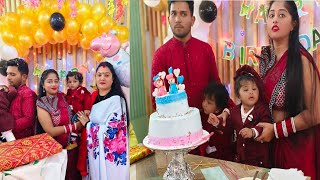 twins baby birthday celebration 🎊 Sarita lifestyle vlog 🎂 [upl. by Ricardo]