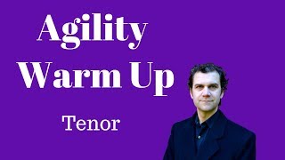 Tenor Singing Warm Up  Full Range  Agility Focused [upl. by Jinny]