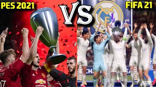 🔥 PES 2021 vs FIFA 21  UEFA CHAMPIONS LEAGUE FINAL COMPARISON  Fujimarupes [upl. by Capwell902]