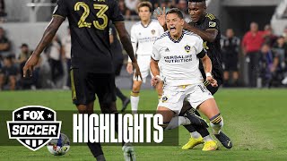 LA Galaxy vs LAFC  MLS Cup Playoffs Highlights  FOX Soccer [upl. by Ylliw651]